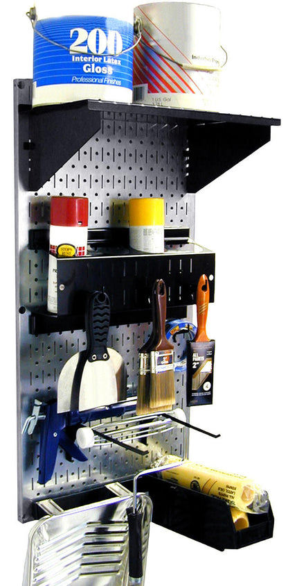 Paint Supplies Organizer Pegboard Kit Wall Control