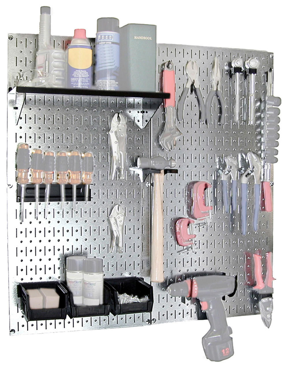 Wall Control Steel Pegboard Organizer