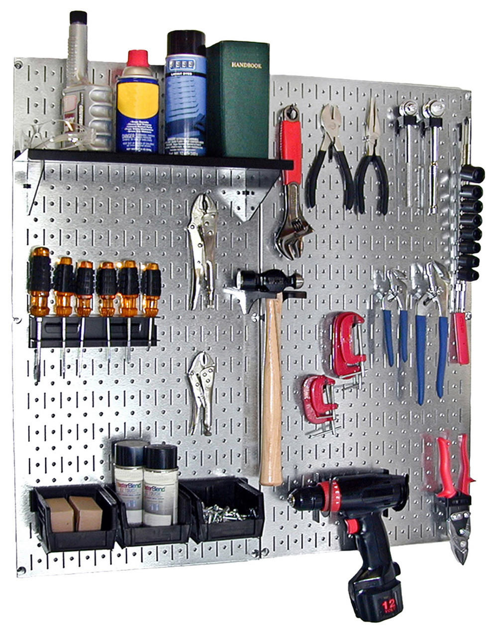Peg Board Tool Organizer