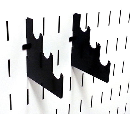 Slotted Metal Pegboard Rod Bracket Pair - 10-CR-105