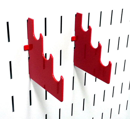 Slotted Metal Pegboard Rod Bracket Pair - 10-CR-105