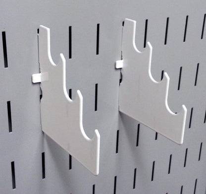 Slotted Metal Pegboard Rod Bracket Pair - 10-CR-105