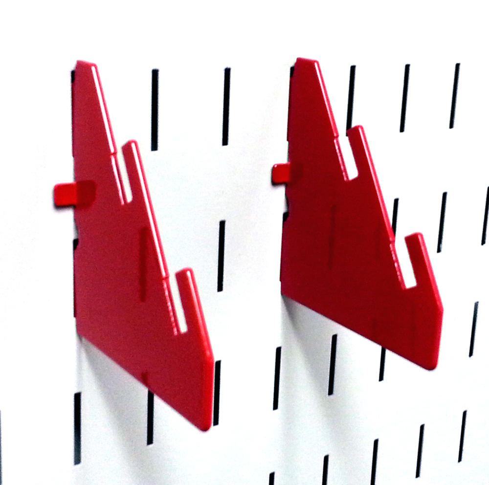 Slotted Metal Pegboard Slotted Bracket Pair - 10-CN-104