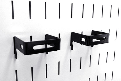 2in x 2in Slotted Metal Pegboard C-Bracket (2) Pack - 10-CB-022