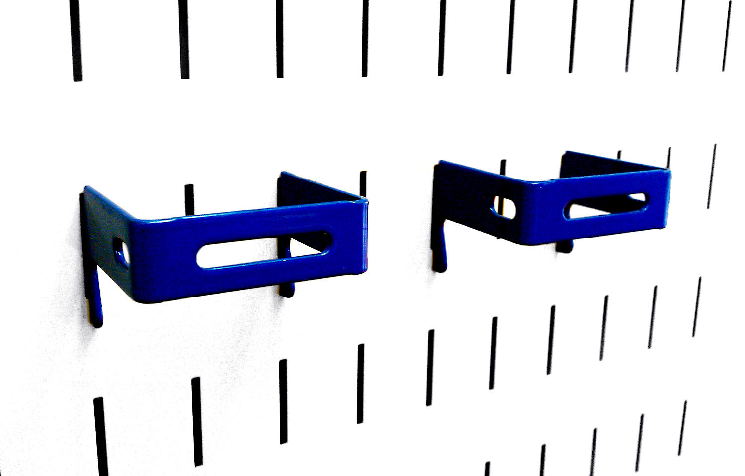 2in x 2in Slotted Metal Pegboard C-Bracket (2) Pack - 10-CB-022