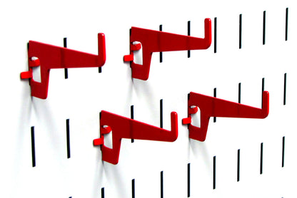 Long Reach Slotted Pegboard Hook (4) Pack - 2-7/8 Reach - 10-HL-102