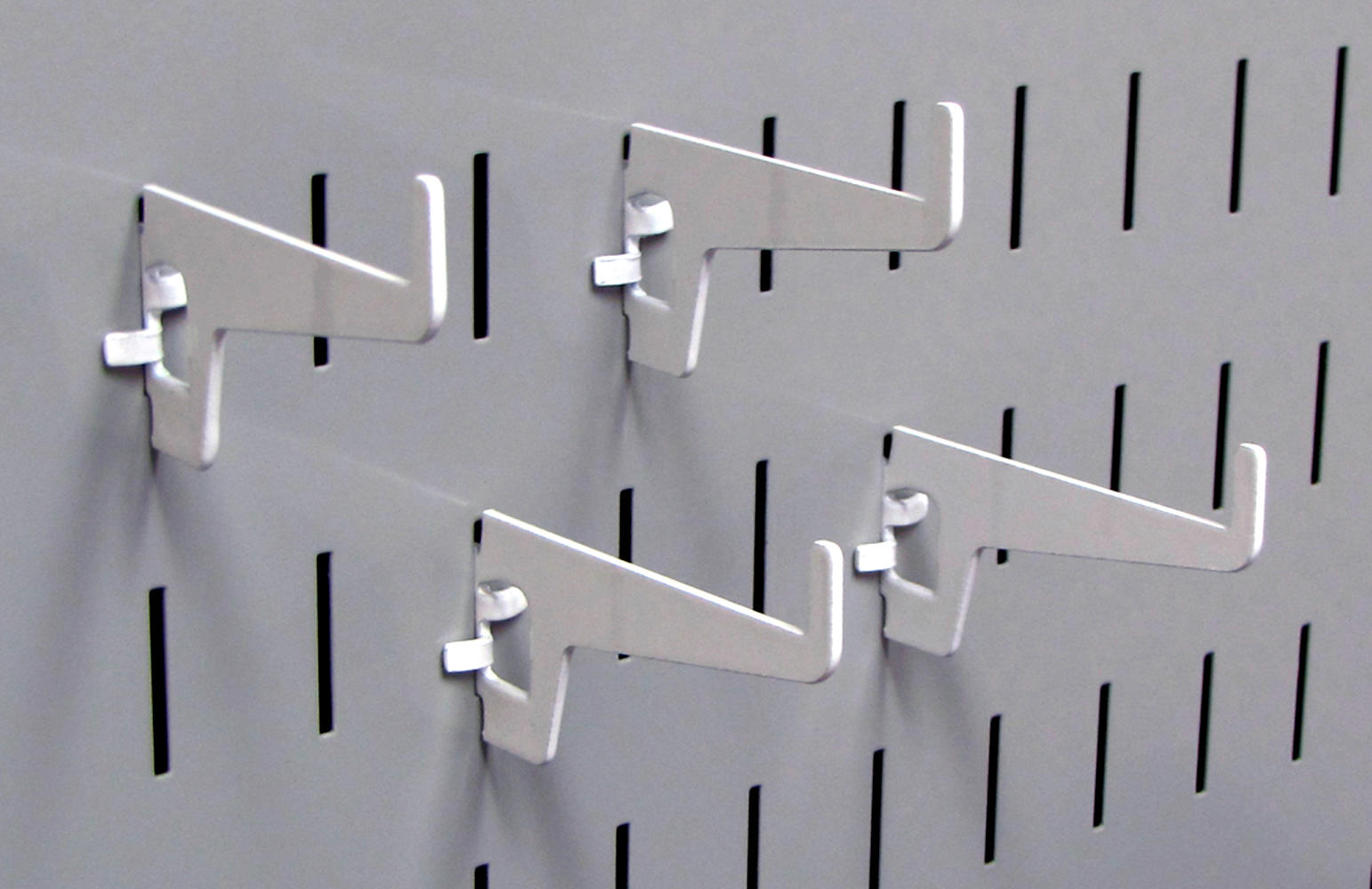 Long Reach Slotted Pegboard Hook (4) Pack - 2-7/8 Reach - 10-HL-102