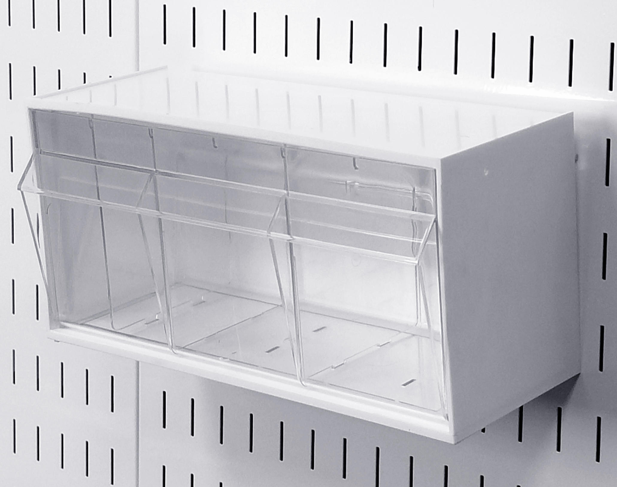 Pegboard Plastic Tip-Out Bin - 10-QTB-410
