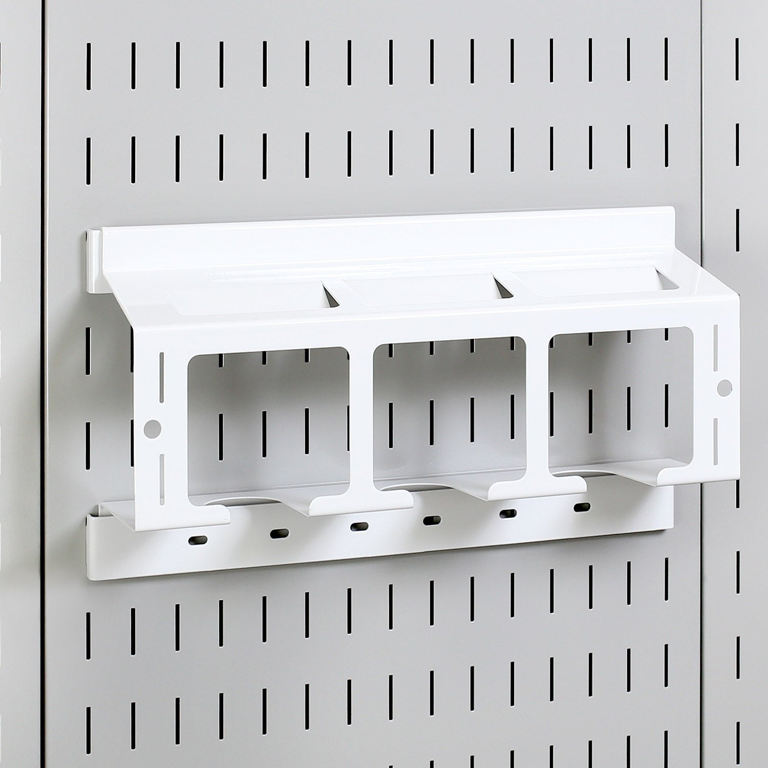 Drill Holder Storage Rack - Compact Impact Drill Battery Power Tool Pegboard Organizer - ASM-DR-314