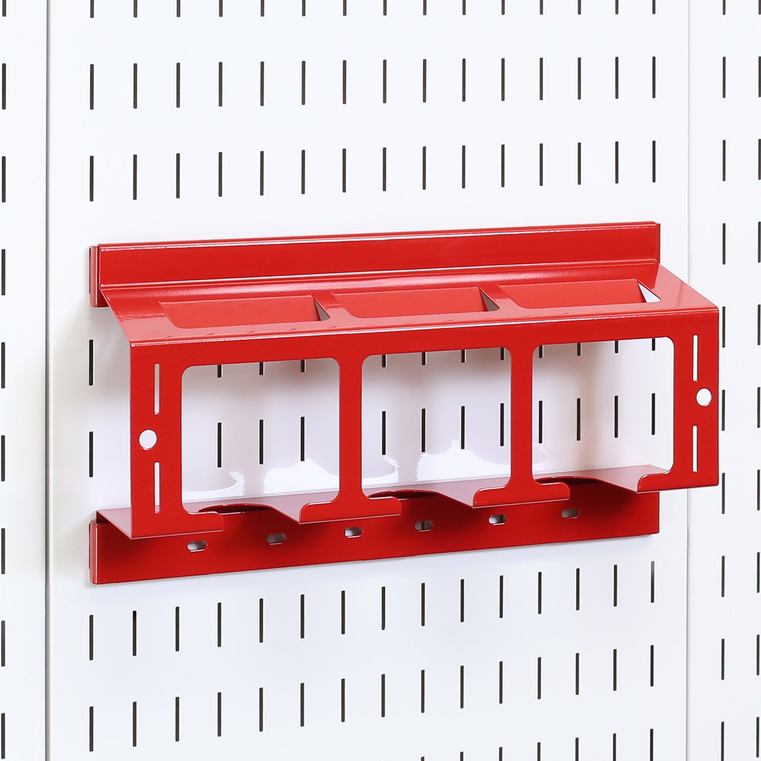 Drill Holder Storage Rack - Compact Impact Drill Battery Power Tool Pegboard Organizer - ASM-DR-314