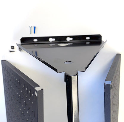 3D V-Bracket Metal Pegboard Space Optimizer