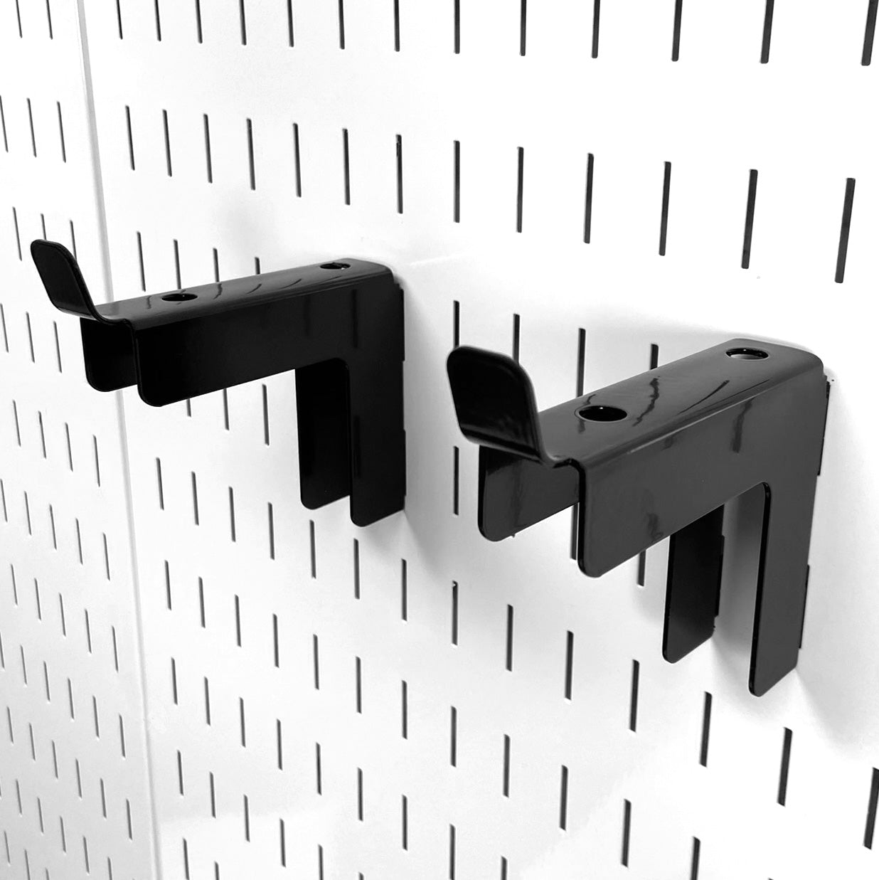 4in Short Stout Sturdy Heavy Load Pegboard Wall Hook Pair - 10-SAS-0104