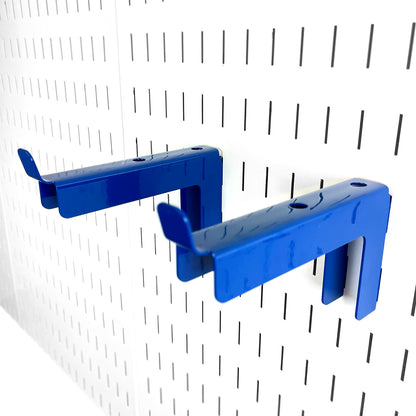 6in Medium Length Heavy Load Sturdy Pegboard Wall Hook Pair - 10-SAS-0106