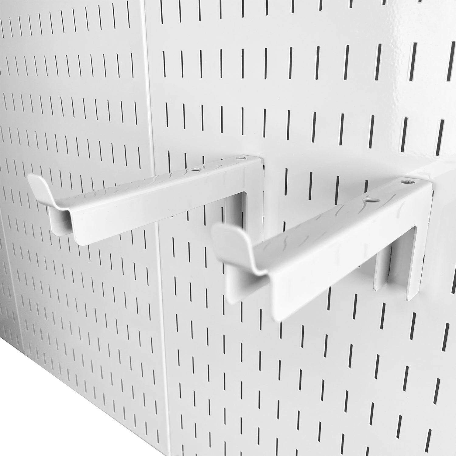 8in Long Heavy Load Sturdy Pegboard Wall Hook Pair - 10-SAS-0108