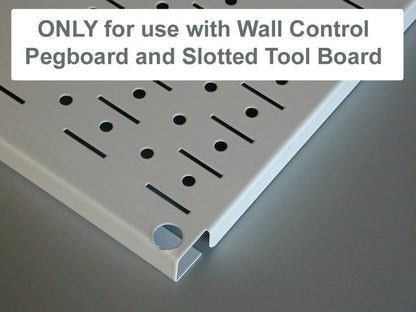 Pegboard with Paper Towel Holder