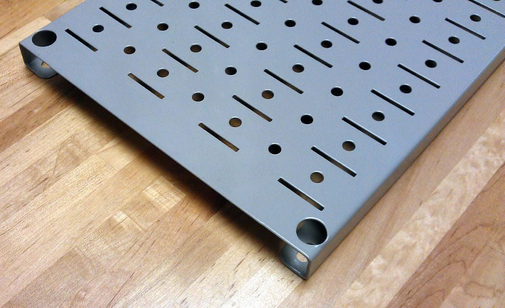 Laundry Room Pegboard Organizer Rack