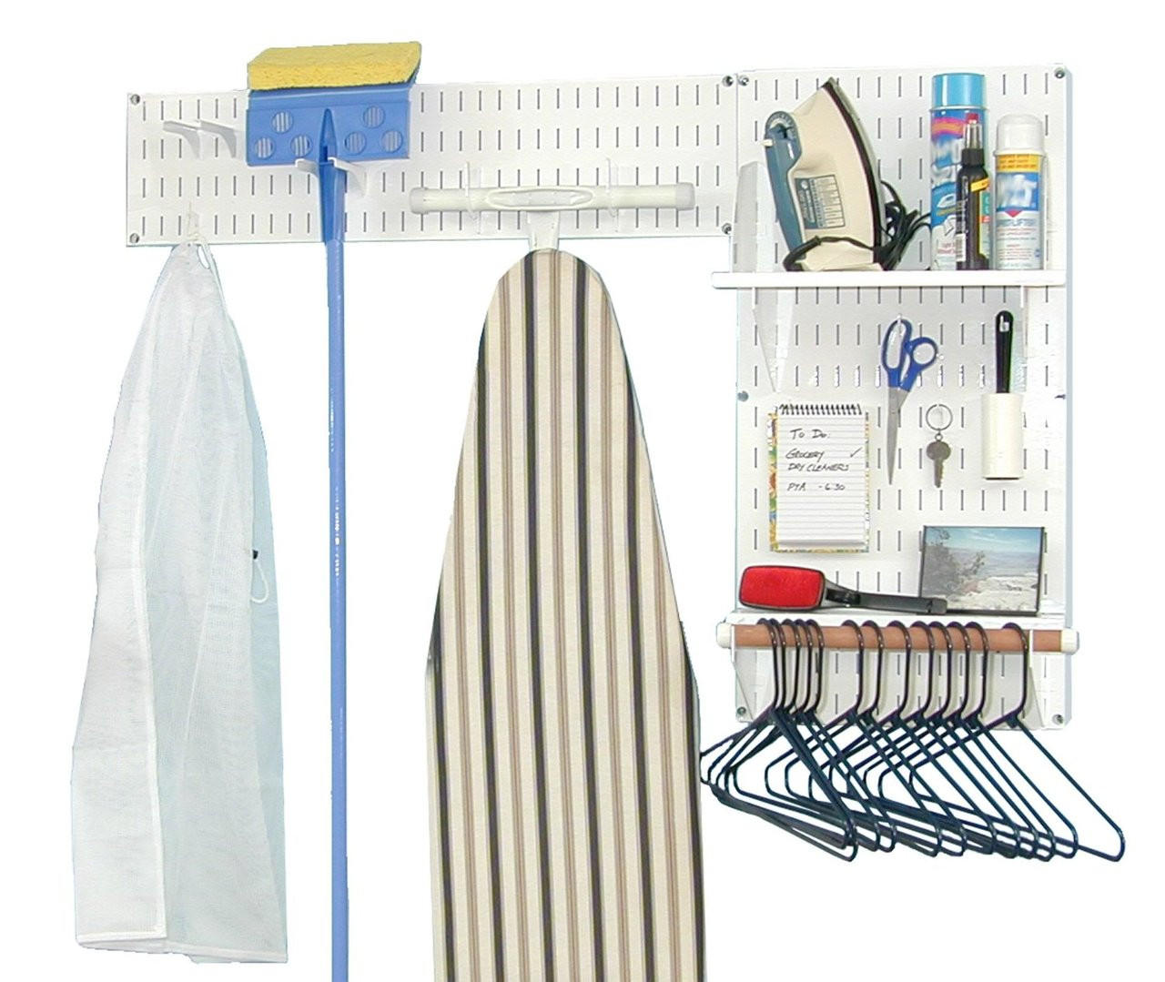 laundry room wall organizer kit