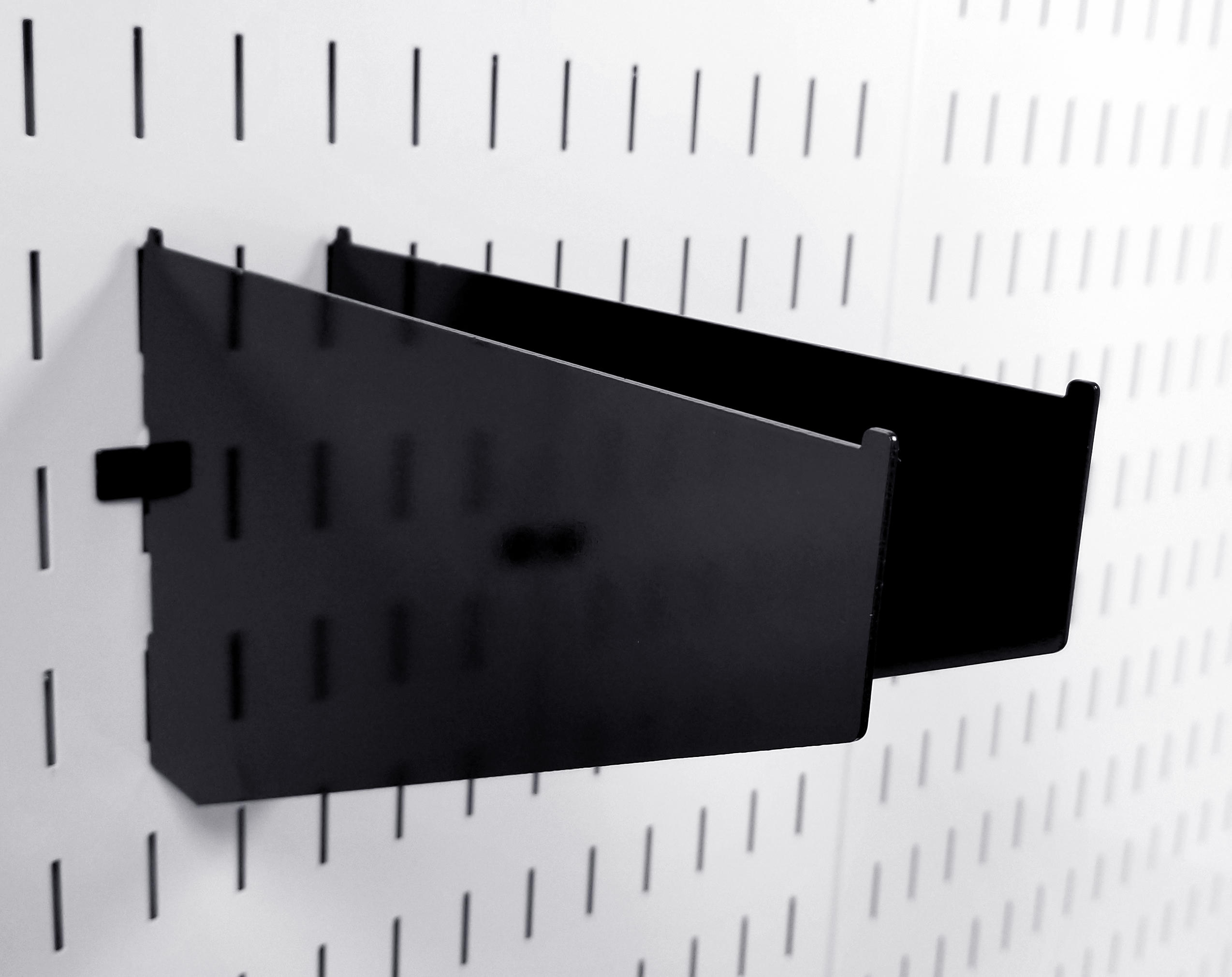 Clamp Rack Brackets Clamp Storage for Pegboard Clamp Wall Organizers - 4 to 12 Inch Shelf Bracket Pair & Clamp Bracket Pair