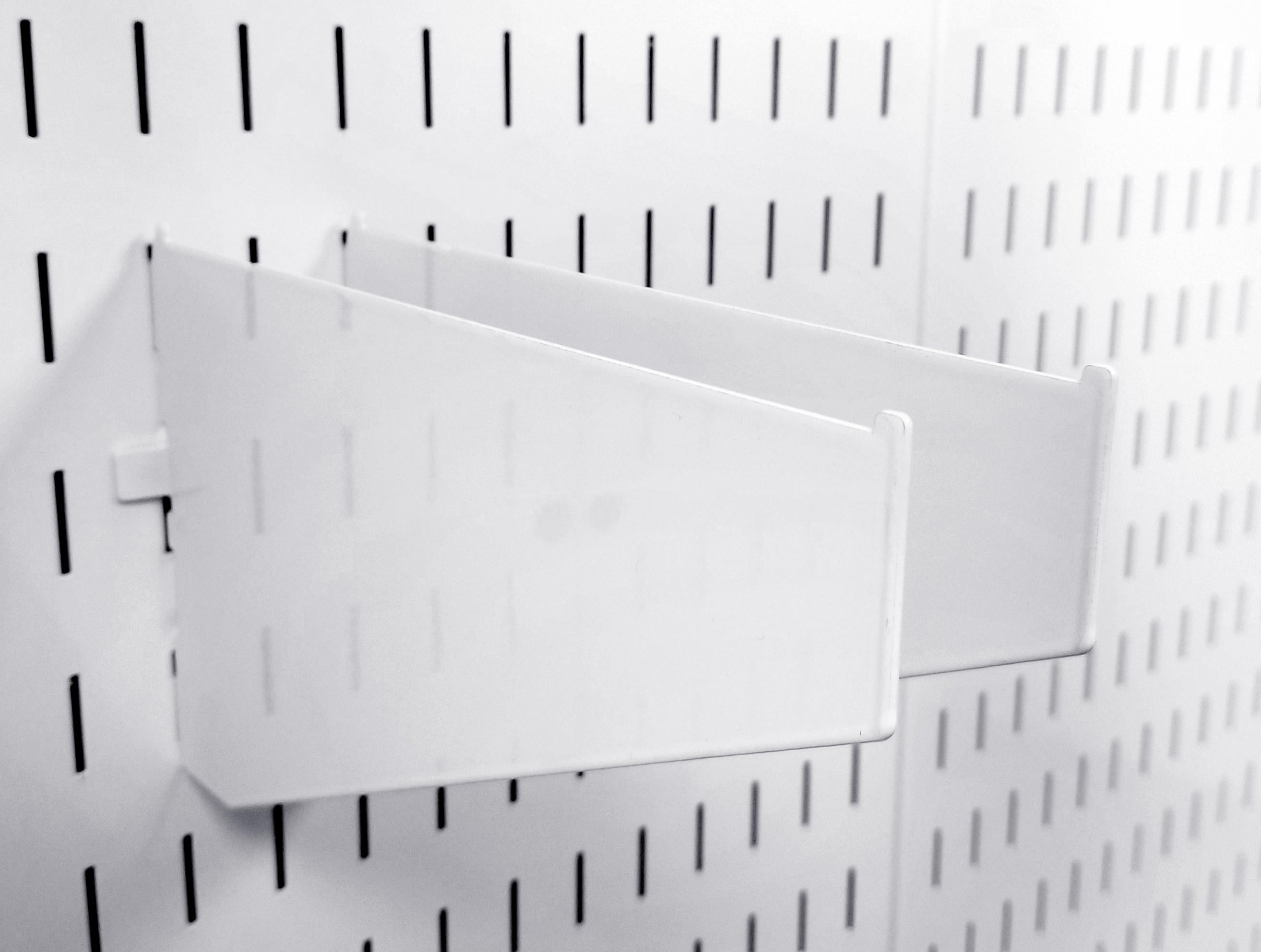 Clamp Rack Brackets Clamp Storage for Pegboard Clamp Wall Organizers - 4 to 12 Inch Shelf Bracket Pair & Clamp Bracket Pair