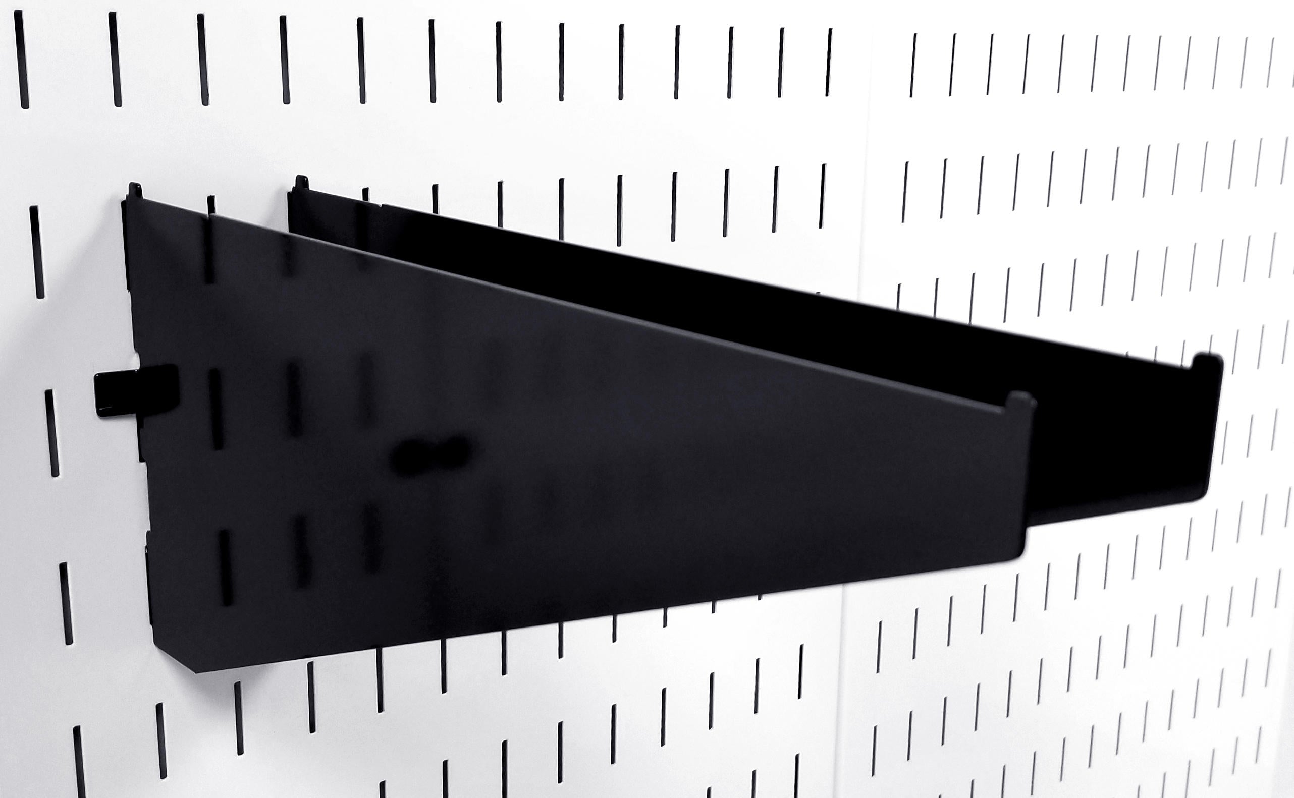 Clamp Rack Brackets Clamp Storage for Pegboard Clamp Wall Organizers - 4 to 12 Inch Shelf Bracket Pair & Clamp Bracket Pair