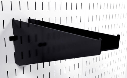Clamp Rack Brackets Clamp Storage for Pegboard Clamp Wall Organizers - 4 to 12 Inch Shelf Bracket Pair & Clamp Bracket Pair