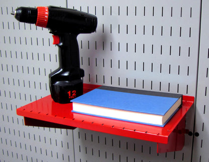 Metal Peg Board Shelf