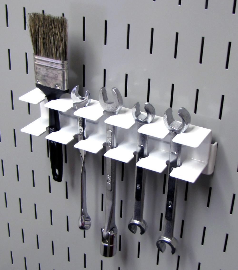 Slotted Metal Bracket for Pegboard
