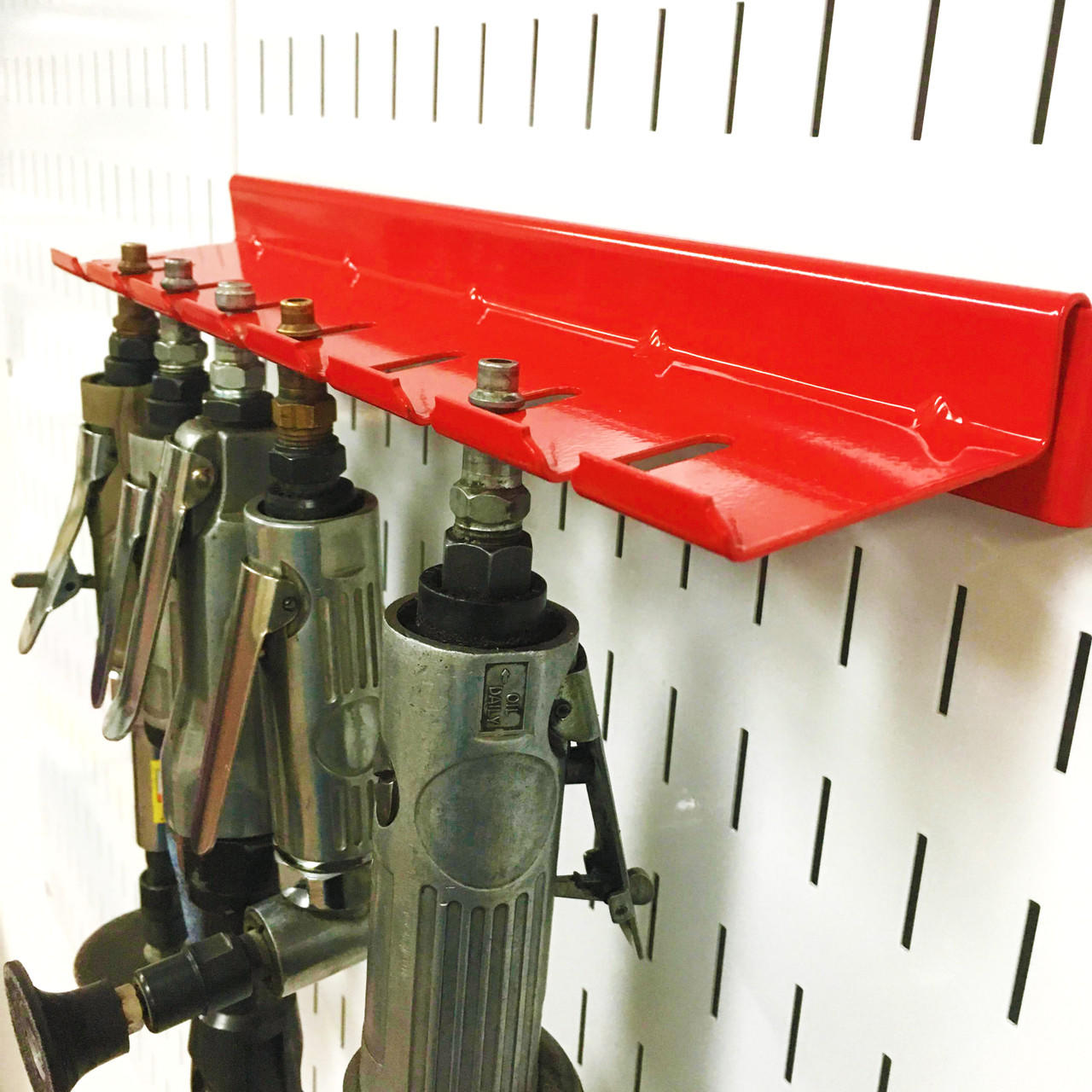 Hanging Pegboard Air Tool Bracket