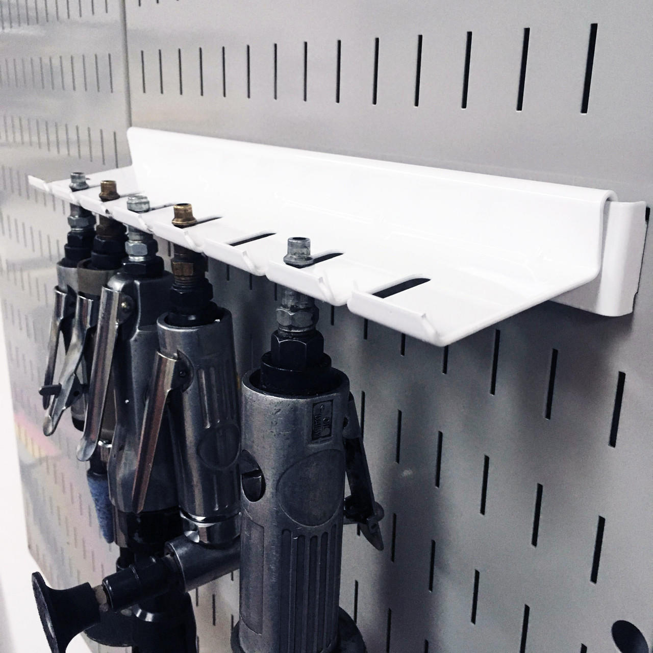 Pegboard Air Tool Storage