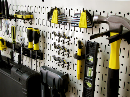 16in x 32in Horizontal Metal Pegboard Tool Board Panel