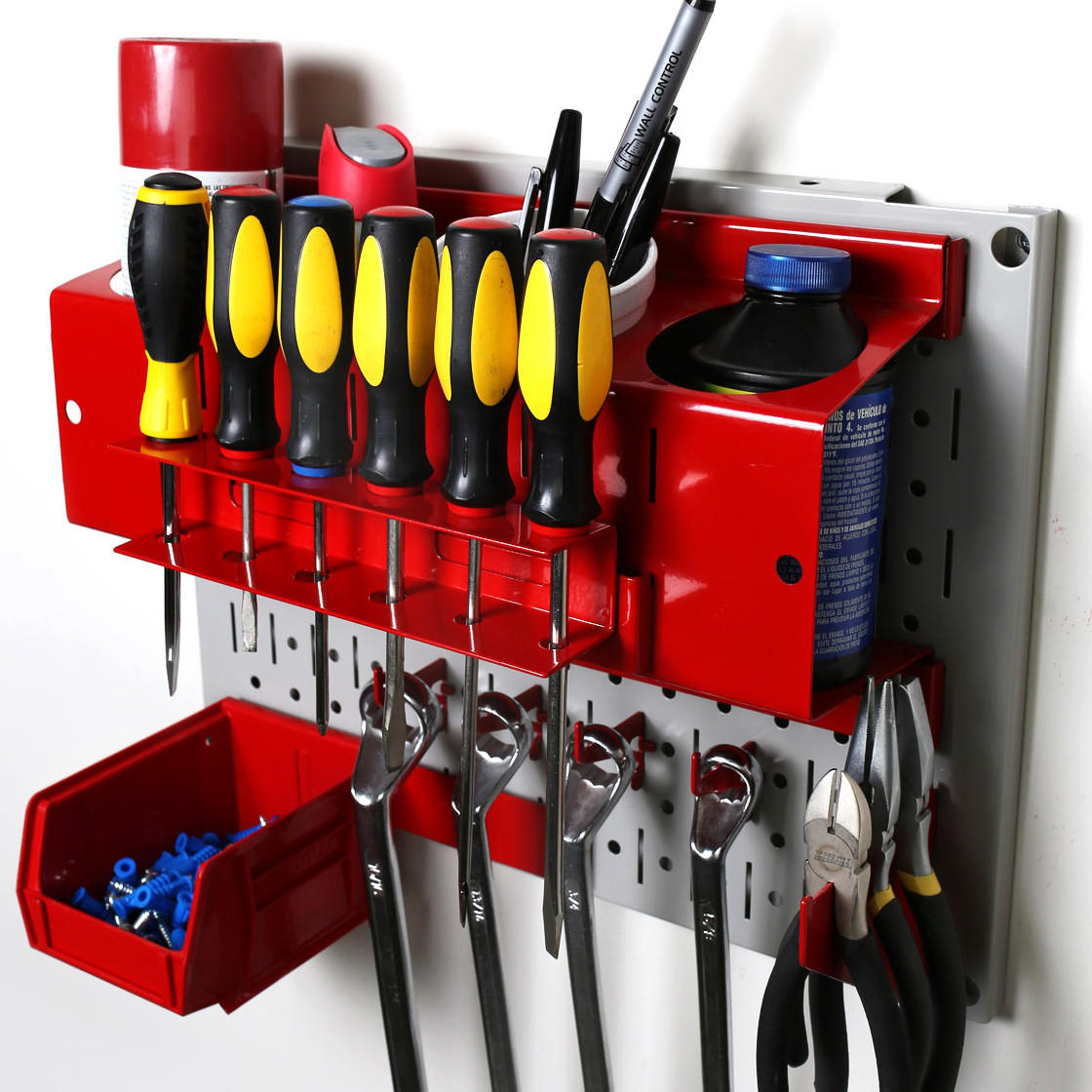 Best Spray Can Holder Bracket for Metal Pegboard