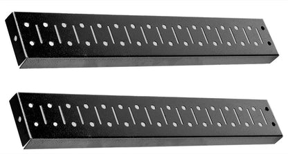 Black Peg Rail Strips
