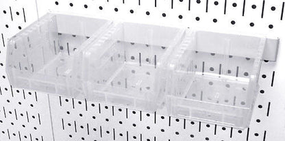Pegboard Bins for Small Parts Organizers