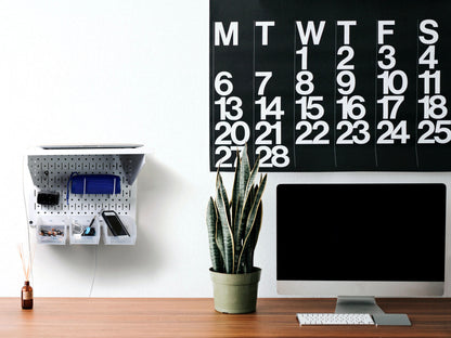 12in x 16in Metal Pegboard Tile Fun Size Tool Board Panel