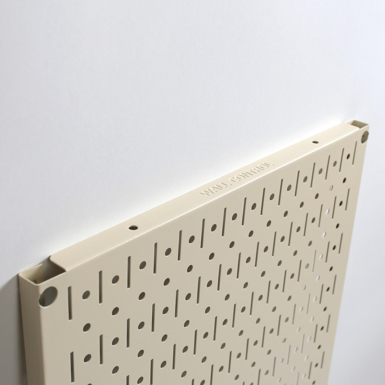 Wall Control Signature Series Desert Sand Flat Tan Textured Matte Metal Peg Board