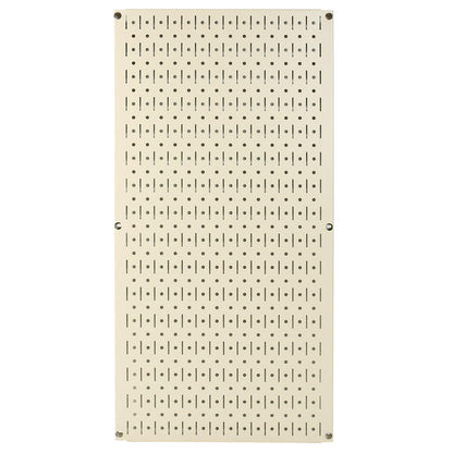 Matte Desert Sand Flat Finish Metal Pegboard