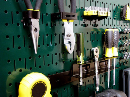 16in x 32in Horizontal Metal Pegboard Tool Board Panel