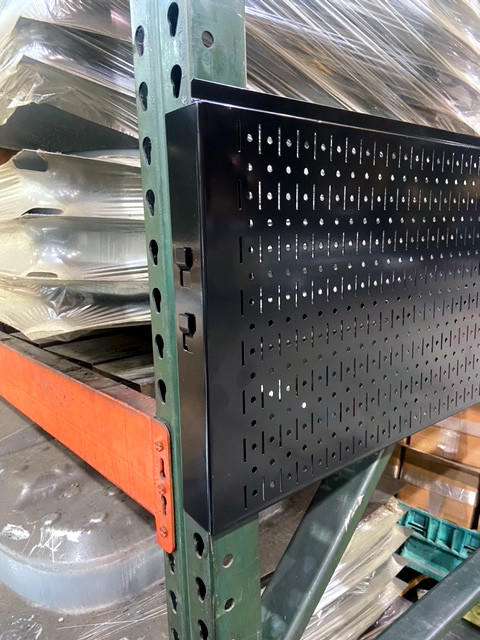 How to Attach Pegboard Storage Panels to Pallet Rack End Caps