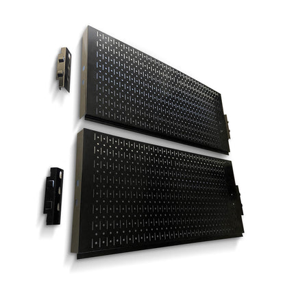Industrial Shelving Peg Board End Caps