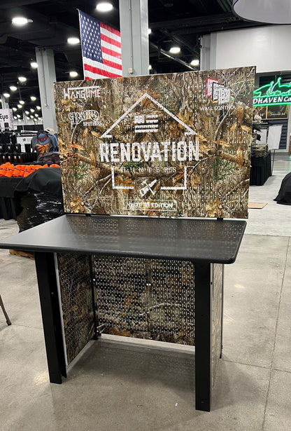 Made in USA Camo Pegboard Workbench Renovation Hunters