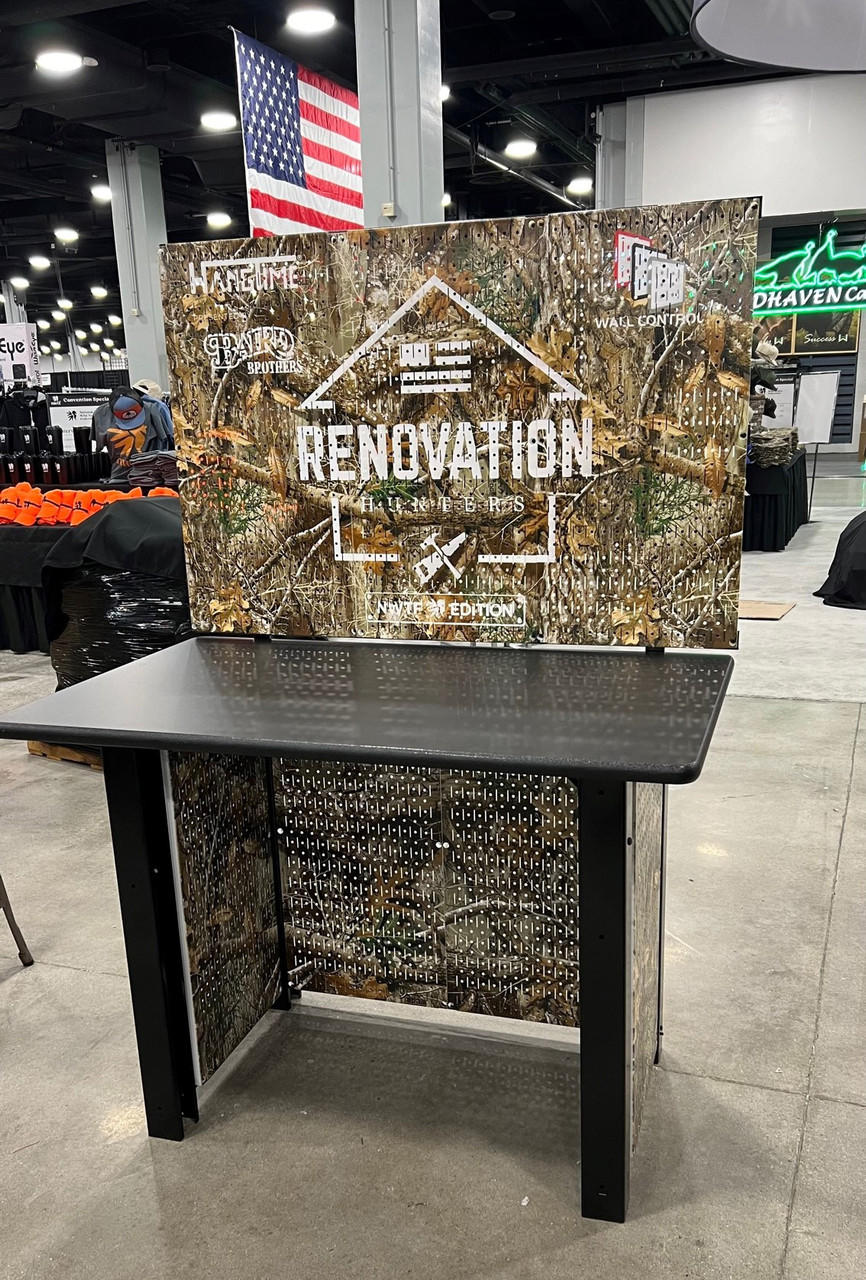 Made in USA Camo Pegboard Workbench Renovation Hunters
