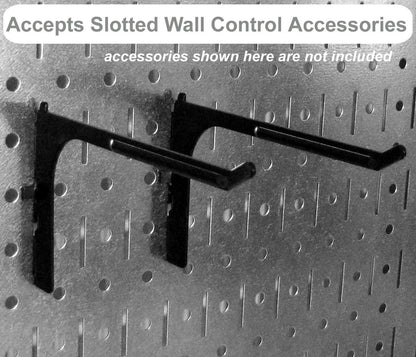 Wall Control Accepts Slotted Pegboard Accessories