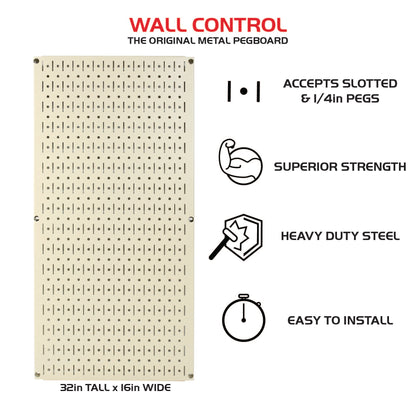 Matte Peg Board Panel Features