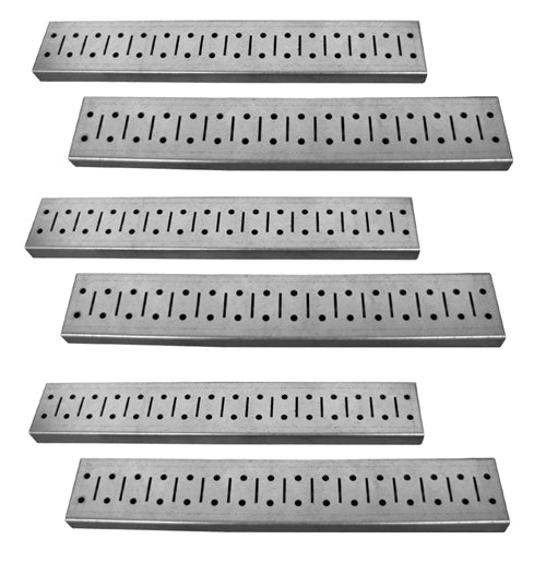 2.5in x 96in Metal Pegboard Strip Pegboard Rail Pack