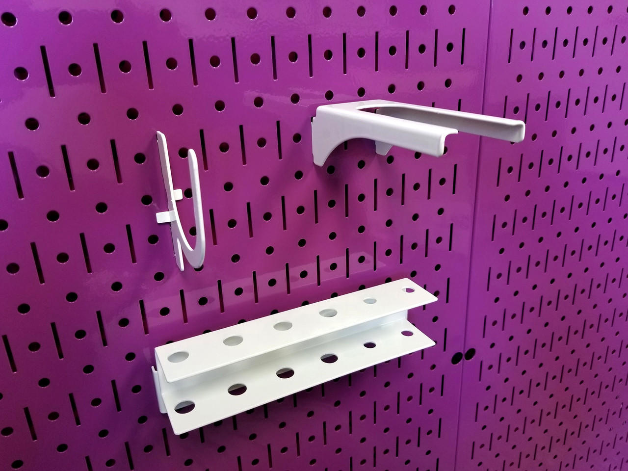 Purple Wall Control Purple Metal Pegboard Two Pack