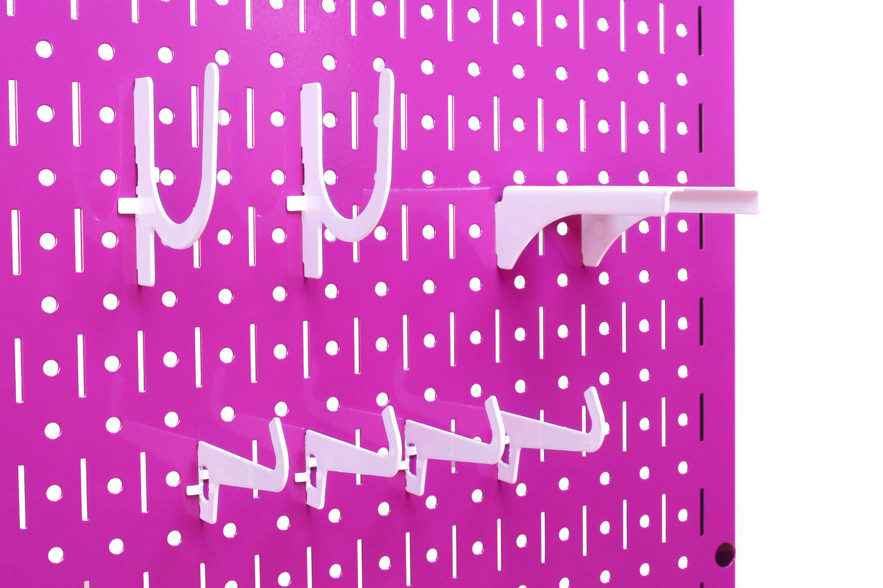Purple Pegboard Organizers