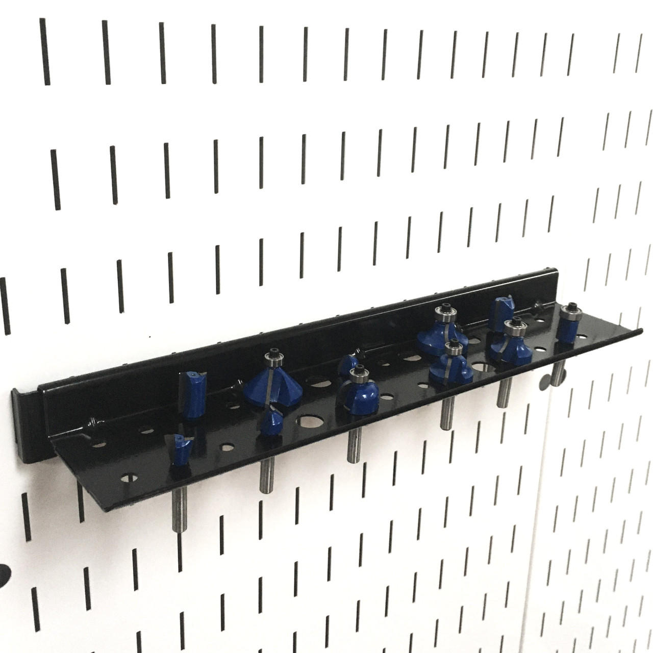 Pegboard Router Bit Storage