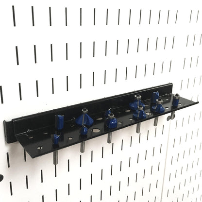 Pegboard Router Bit Storage