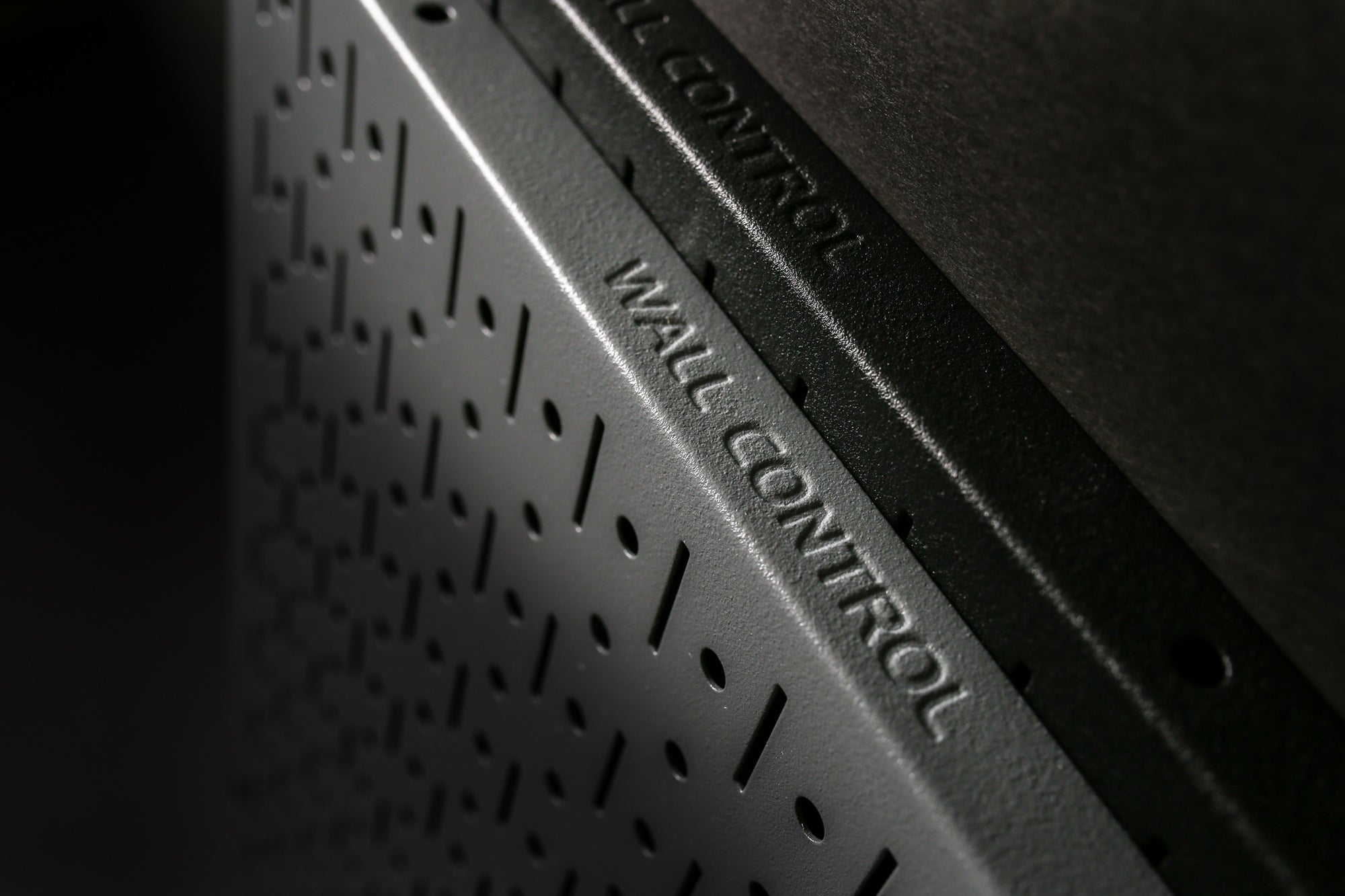 Signature Series Textured Matte Metal Pegboard Panel - Vertical 32in x 16in