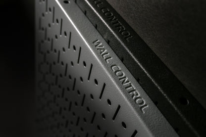 Signature Series Textured Matte Metal Pegboard Panel - Vertical 32in x 16in